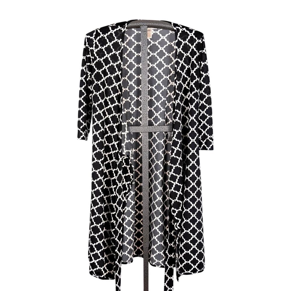 JB Julie Brown Classic Wrap Dress Women's Size SMALL Career Capsule Geometric - Picture 4 of 5